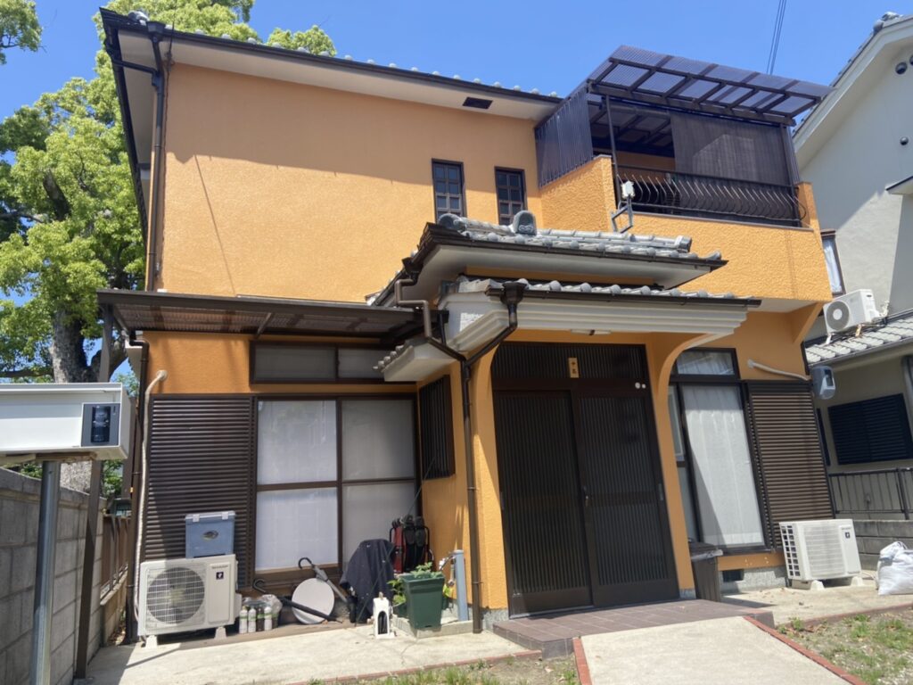 茨木市　外壁塗装　施工事例