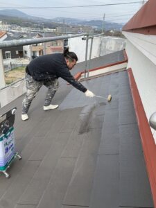 屋根塗装の手順をご紹介（茨木市の現場にて）