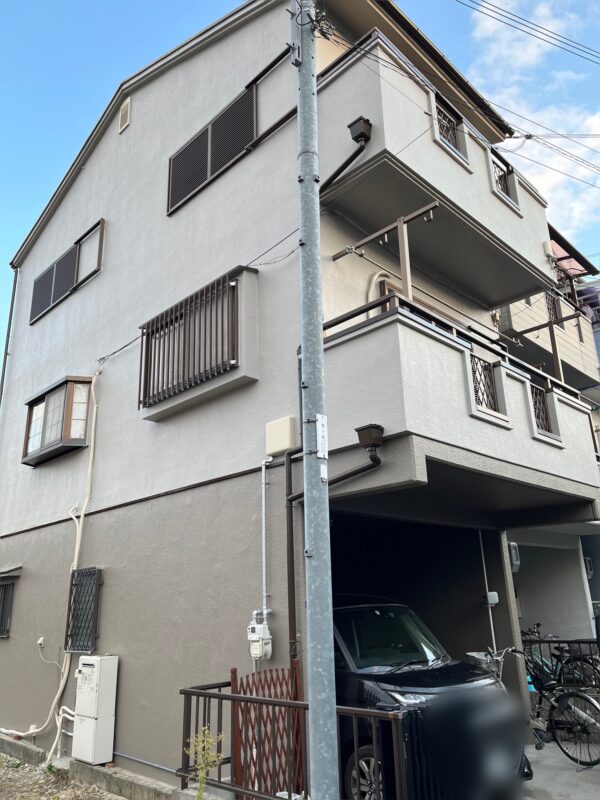 茨木市　屋根、外壁塗装　防水工事　施工事例
