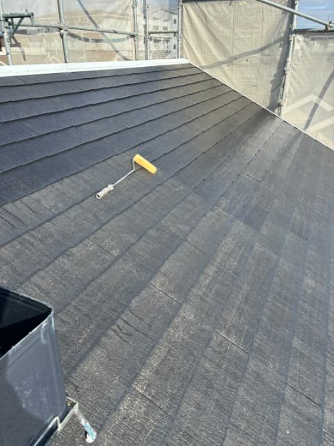 下塗り2回目ファインパーフェクトベスト強化シーラー