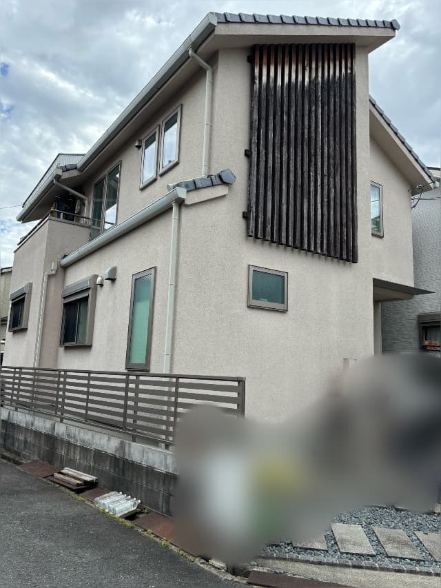 外壁塗装　施工事例茨木市