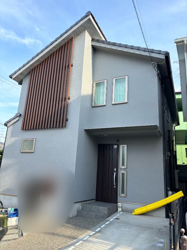 外壁塗装施工事例茨木市