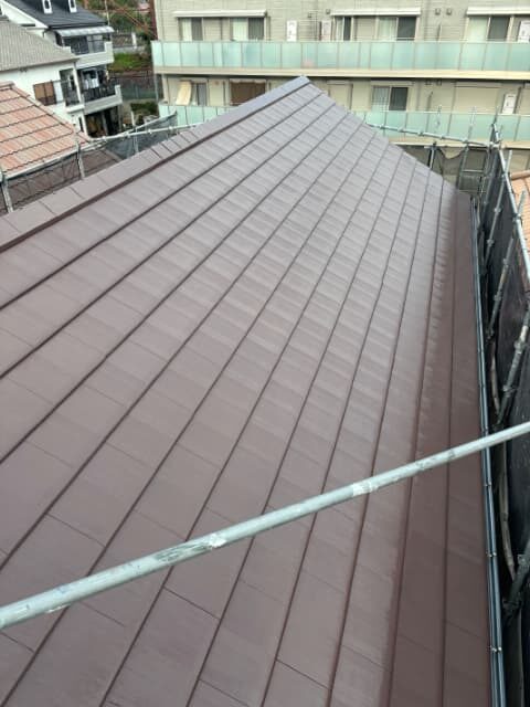 屋根塗装完了