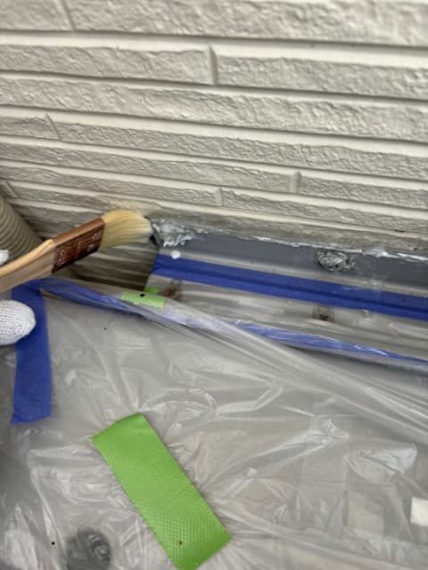 シリコンシーリング密着処理